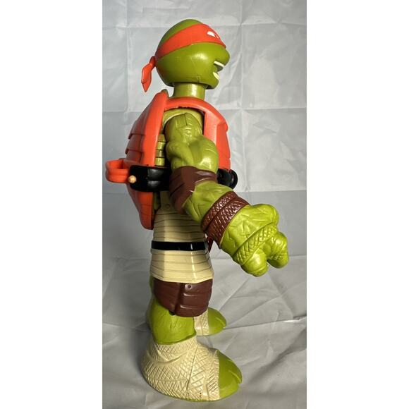TMNT Battle Shell Battle Armor Michaelangelo 10" Teenage Mutant Ninja Turtle - Picture 4 of 7